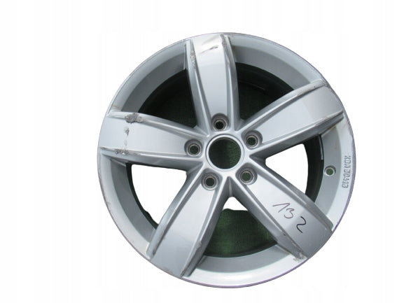 1x Alufelge 16 Zoll 6.0" 5x112 43ET Glanz Silber 2GA601025 VW T-Roc Rim Wheel FEL9352292552wq