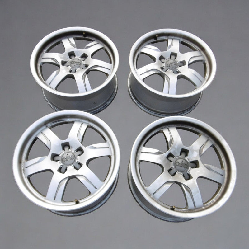 4x Alufelge 17 Zoll 7.5" 5x112 28ET Glanz Silber 8T0601025B Audi A5 Rim Wheel