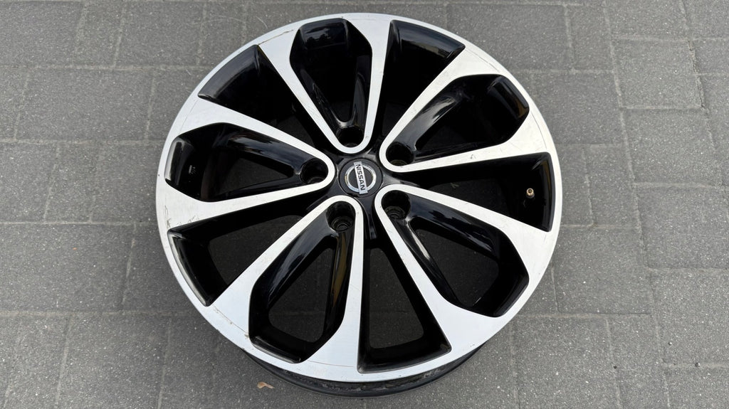 1x Alufelge 18 Zoll 6.5" 5x114.3 40ET Schwarz JD18AMB73 Nissan Qashqai I FEL1059965666xp