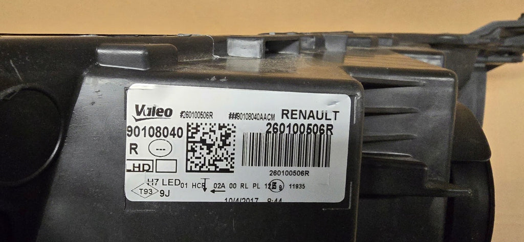 Frontscheinwerfer Renault Megane IV 260100506R Rechts Scheinwerfer Headlight SCH9185408709jk