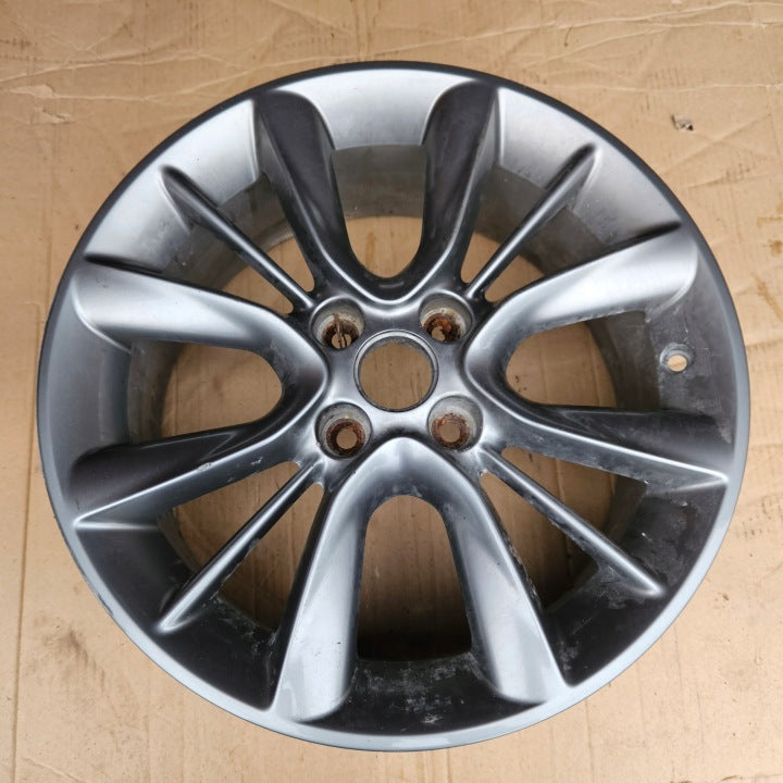 1x Alufelge 16 Zoll 6.5" 4x100 40ET Glanz Silber 13374019 Opel Corsa Rim Wheel FEL7756916663tv