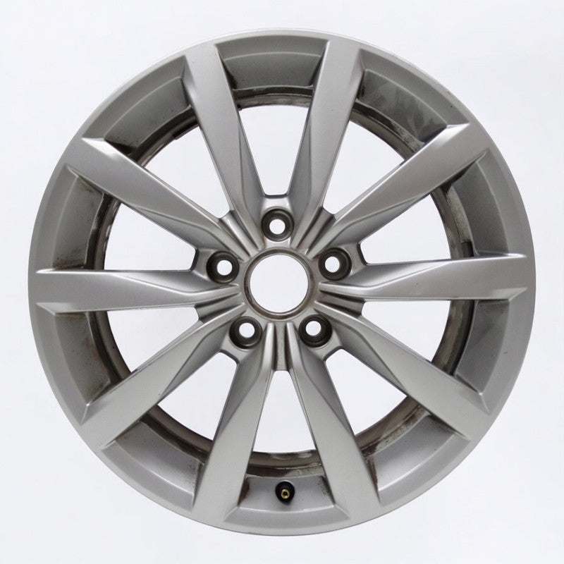 1x Alufelge 17 Zoll 6.0" 5x112 48ET Glanz Silber 5G0601025K VW Golf Vii