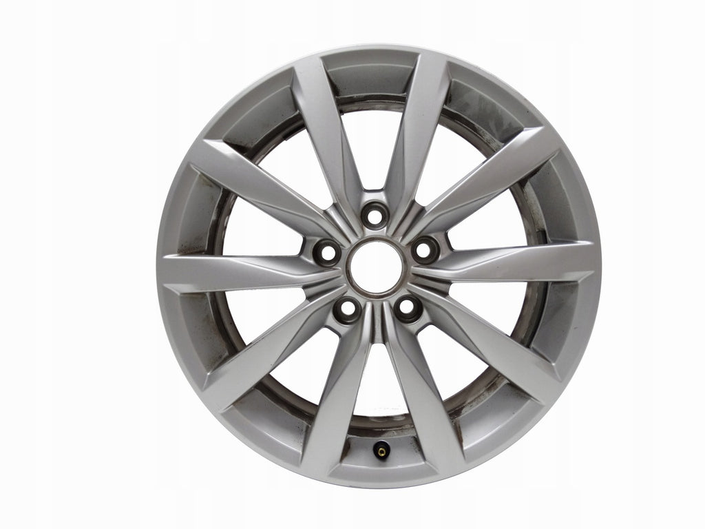 1x Alufelge 17 Zoll 6.0" 5x112 48ET Glanz Silber 5G0601025K VW Golf Vii