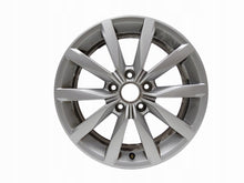 Load image into Gallery viewer, 1x Alufelge 17 Zoll 6.0&quot; 5x112 48ET Glanz Silber 5G0601025K VW Golf Vii