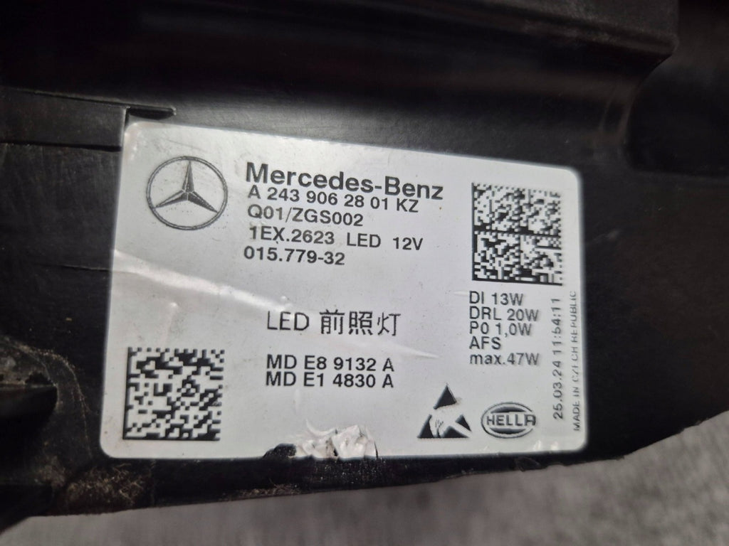 Frontscheinwerfer Mercedes-Benz Eqb X243 A2439062801 LED Rechts Headlight SCH2032014260xu