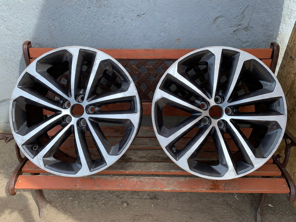 1x Alufelge 19 Zoll 8.5" 5x108 45ET Glanz Graphit HK8M-1007-EA Jaguar F-Pace Mg