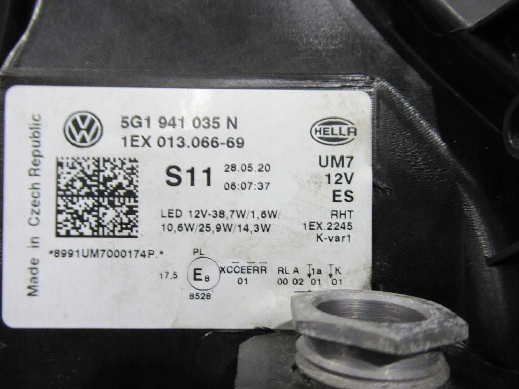 Frontscheinwerfer VW Golf VII 5G1941035N LED Links Scheinwerfer Headlight SCH7346821296ko