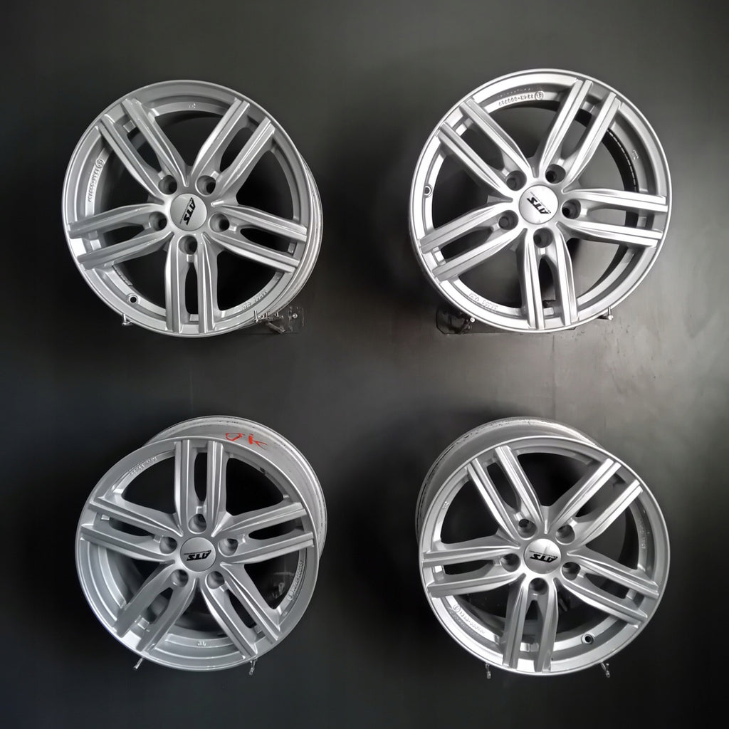4x Alufelge 16 Zoll 6.5" 5x114.3 40ET KBA50233 Hyundai Tucson Rim Wheel FEL1108676997zj
