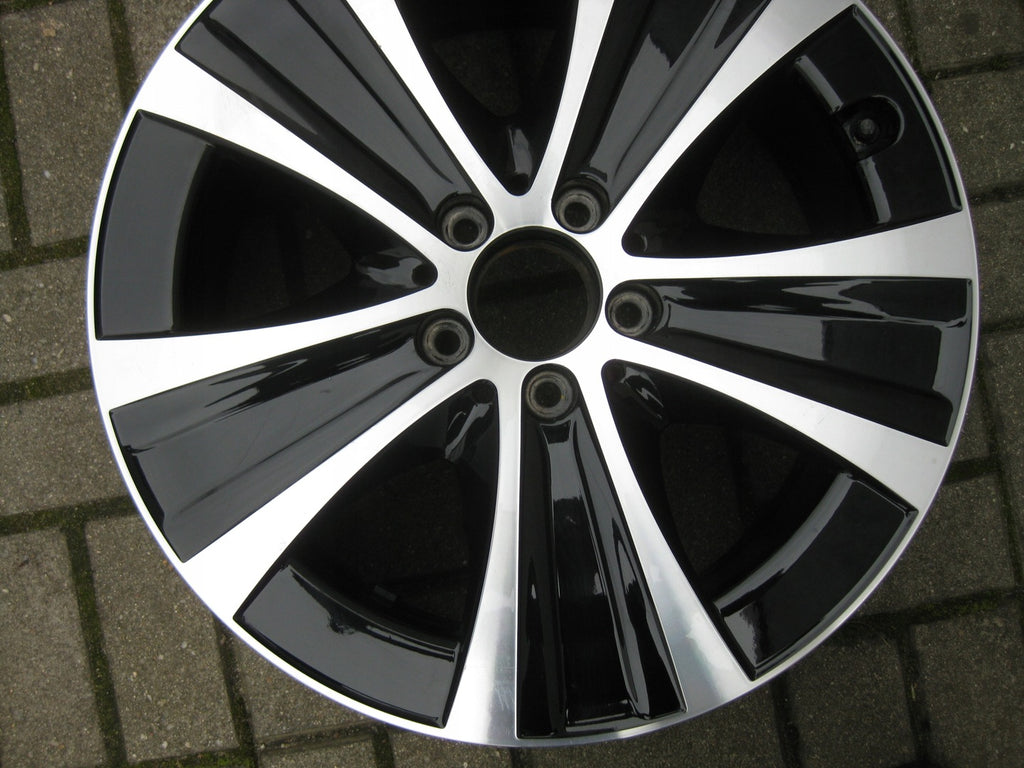 1x Alufelge 18 Zoll 8.0" 5x112 43ET Glanz Silber A2134013700 Mercedes-Benz