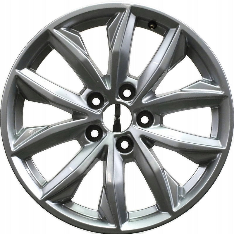 1x Alufelge 17 Zoll 7.0" 5x112 34ET Glanz Silber 80A601025J Audi Rim Wheel