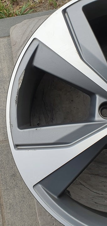 1x Alufelge 19 Zoll 8.0" 5x112 45ET Matt Silber 81A601025AN Audi Rim Wheel FEL5411370420au