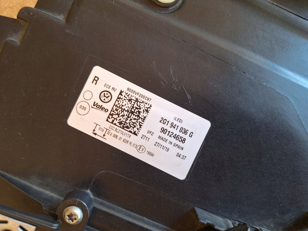 Frontscheinwerfer VW Polo 2G1941036G LED Rechts Scheinwerfer Headlight SCH7578400527fp