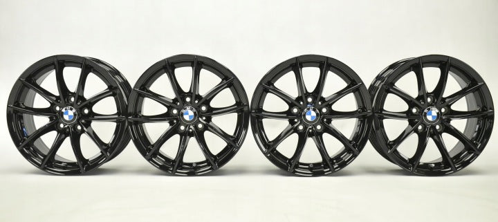 4x Alufelge 17 Zoll 7.5" 5x120 32ET Glanz Schwarz 6787575 BMW F26 X3 F25 FEL6171513667dn