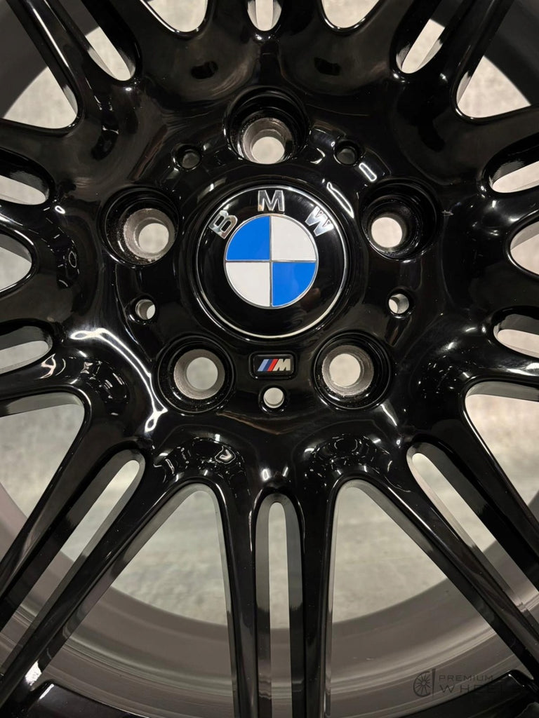 1x Alufelge 19 Zoll 8.0" 5x120 37ET Glanz Schwarz 8037141 BMW E91 E93 E90 E92 FEL5316237261bh