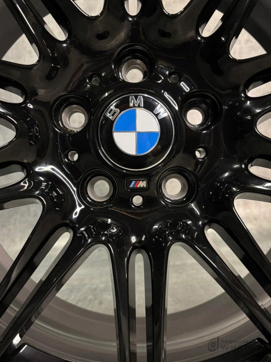 1x Alufelge 19 Zoll 8.0" 5x120 37ET Glanz Schwarz 8037141 BMW E91 E93 E90 E92 FEL5316237261bh