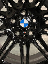 Load image into Gallery viewer, 1x Alufelge 19 Zoll 8.0" 5x120 37ET Glanz Schwarz 8037141 BMW E91 E93 E90 E92 FEL5316237261bh