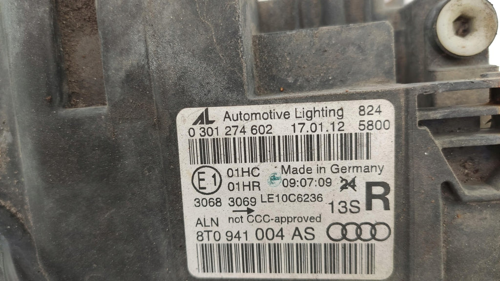 Frontscheinwerfer Audi A5 8T0941004AS Rechts Scheinwerfer Headlight