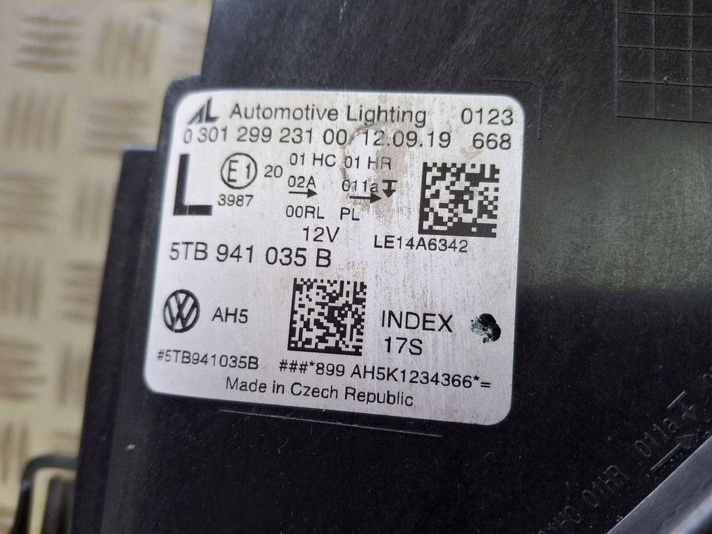 Frontscheinwerfer VW Touran 5TB941035B LED Links Scheinwerfer Headlight
