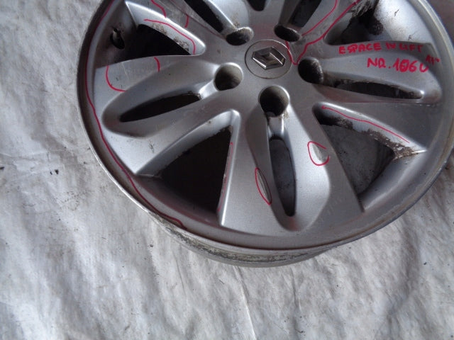 1x Alufelge 17 Zoll 7.0" 5x108 Renault Espace Iv Rim Wheel