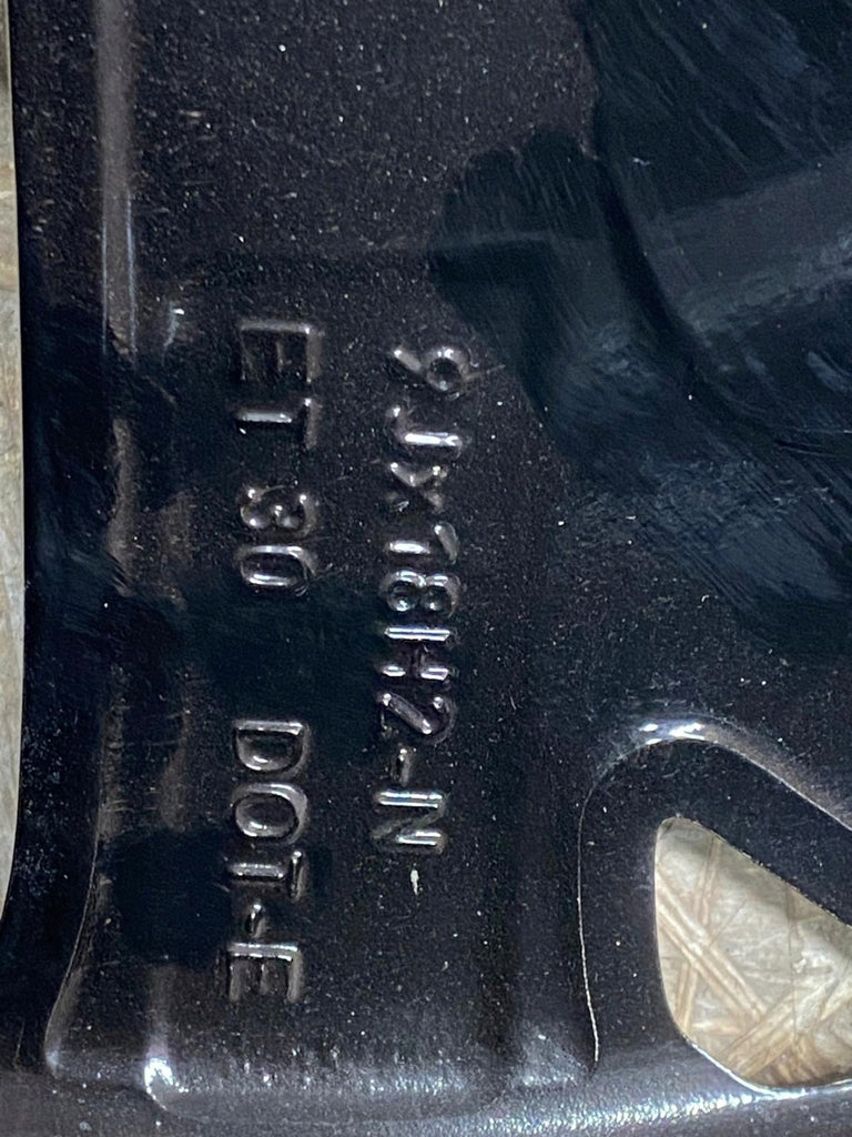 1x Alufelge 18 Zoll 9.0" 5x112 30ET Glanz Schwarz A2544014700 Mercedes-Benz Glc FEL2524812590ue