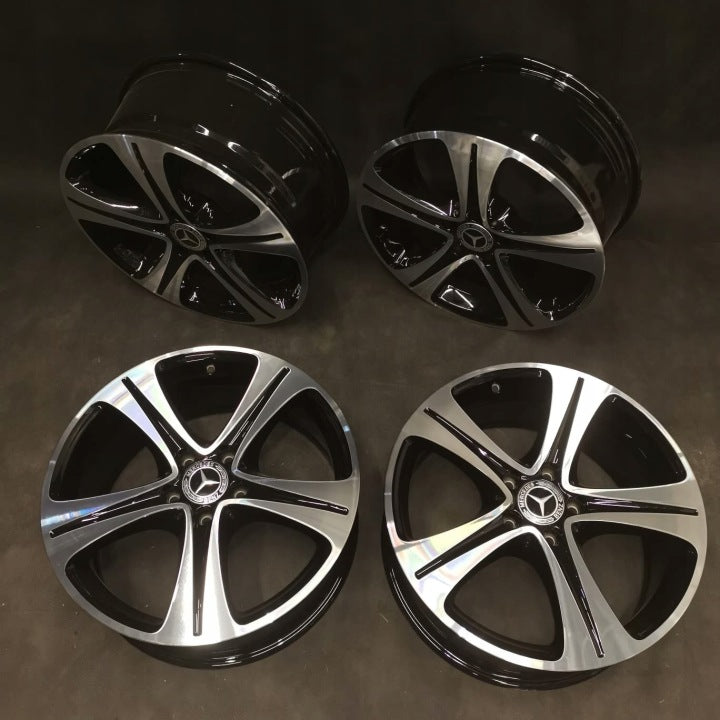 4x Alufelge 18 Zoll 8.0" 5x112 43ET Glanz Silber A2134011400 Mercedes-Benz W213 FEL3789708026et