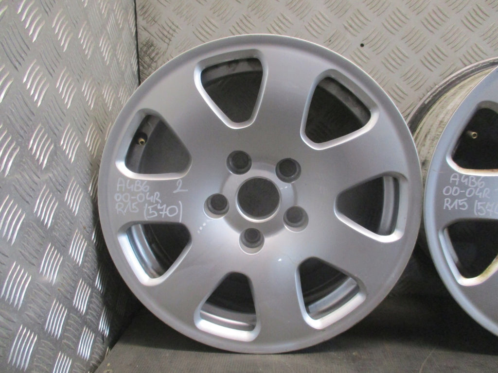 4x Alufelge 15 Zoll 6.0" 5x112 8E0601025 Audi A4 B6 Rim Wheel FEL8806582136dg