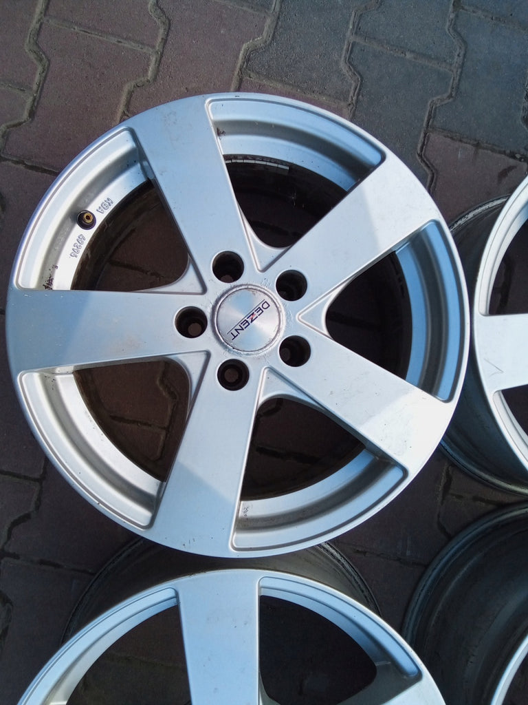 4x Alufelge 16 Zoll 7.0" 5x108 30ET Silber KBA49294 Rim Wheel FEL4279260784ig