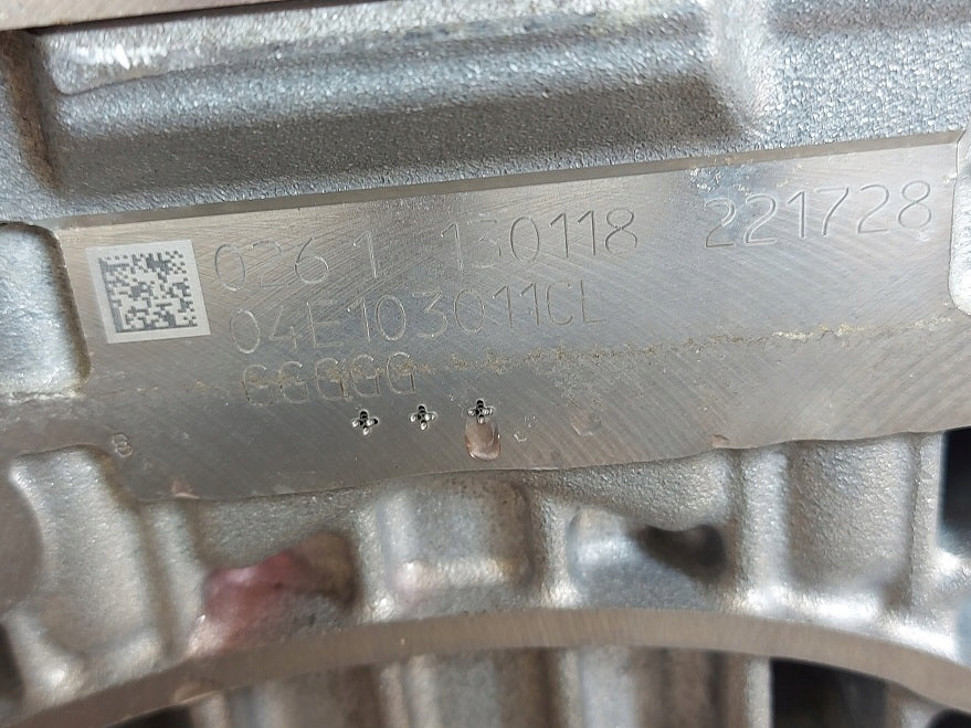 Motor Audi Q2 CZE 1.4 TFSI 150PS 110kW 2018 Benzin Engine Unkomplett