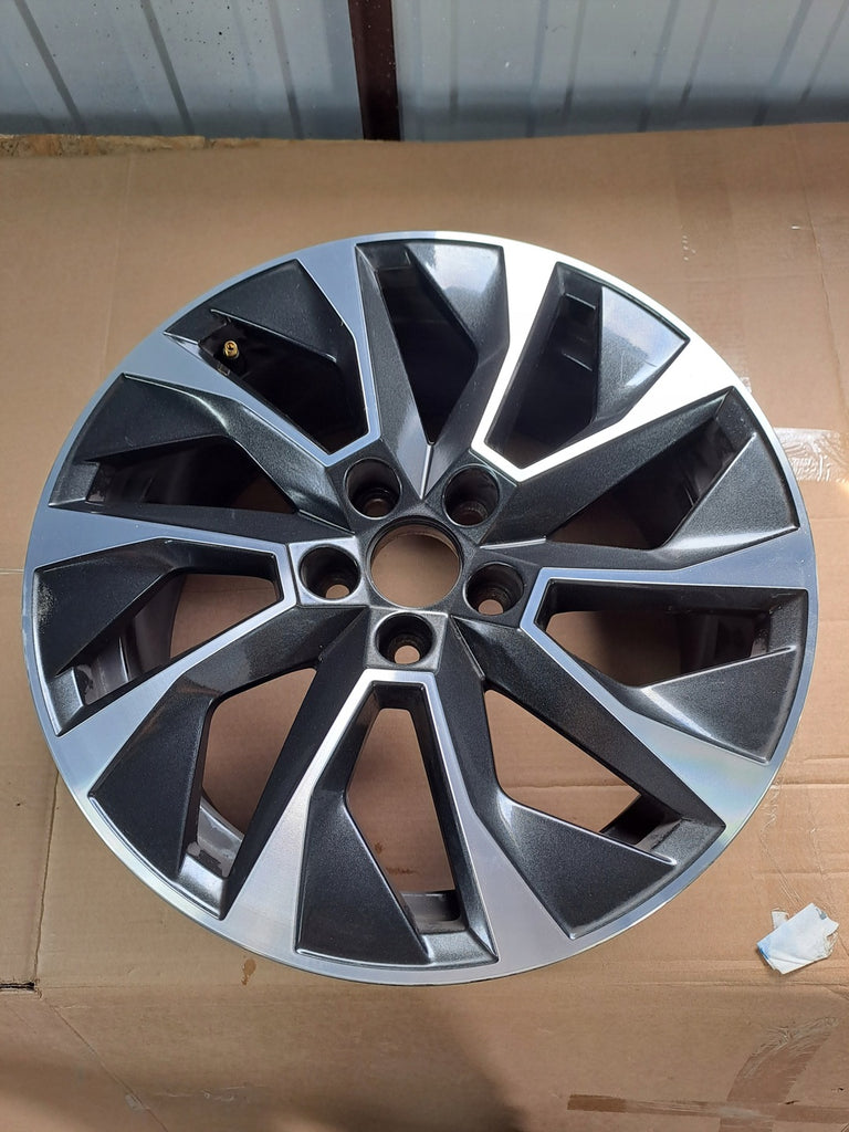 1x Alufelge 16 Zoll 7.0" 5x100 46ET Matt Grau 6V0601025N Skoda Fabia Iii