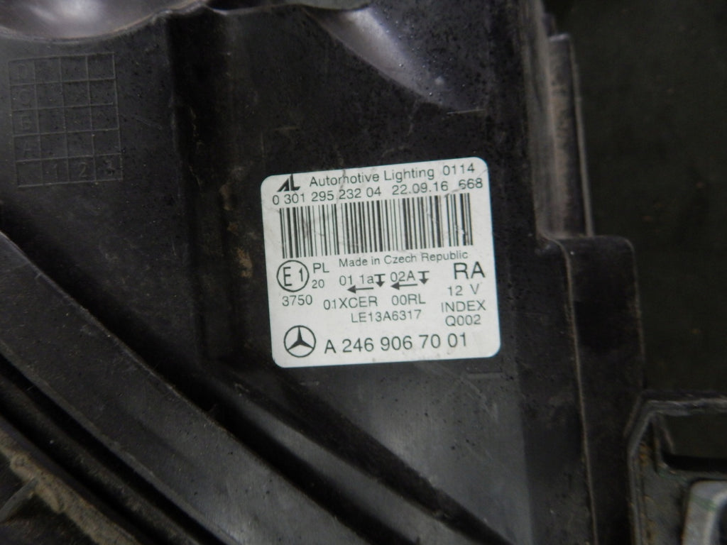 Frontscheinwerfer Mercedes-Benz W246 A2469067001 Full LED Rechts Headlight SCH3079234807uh