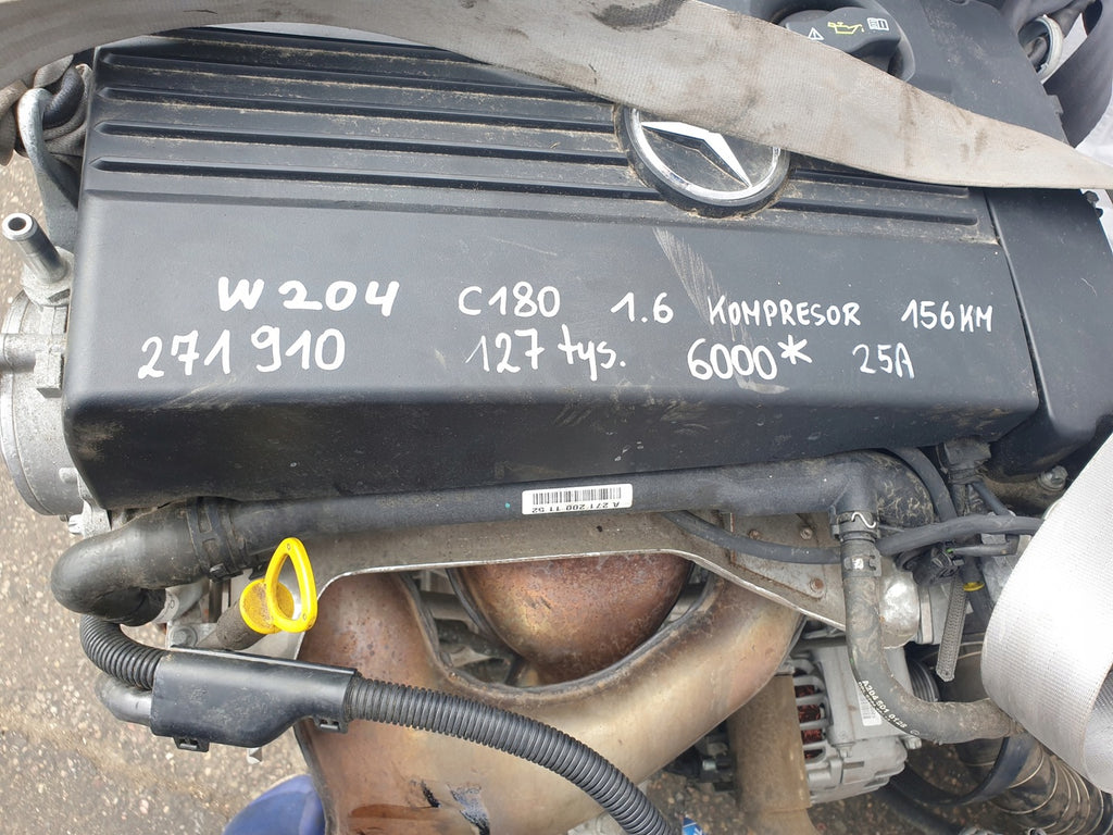 Motor Mercedes-Benz W204 271910 1.6 156PS 115kW 157TKm Benzin Engine Unkomplett