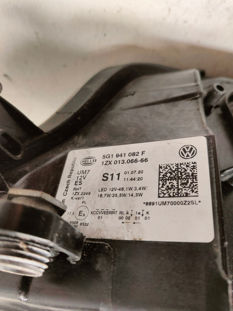 Frontscheinwerfer VW Golf VII 5G1941082F Full LED Rechts Scheinwerfer Headlight SCH9590072443jg