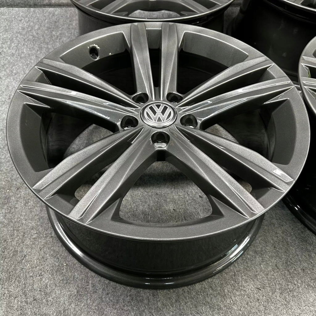 4x Alufelge 18 Zoll 8.0" 5x112 40ET Glanz Grau 3G8601025N VW Passat B8 Arteon FEL3116882320tg