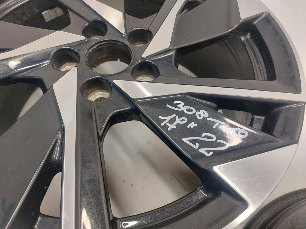 1x Alufelge 17 Zoll 7.5" 5x108 44ET Glanz Silber 9847065380 Opel Astra L 308 Iii FEL9357688961tl