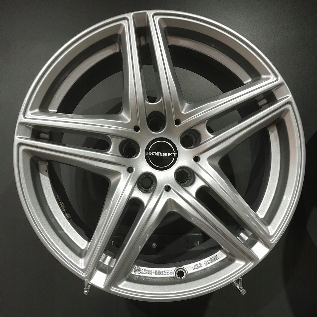 4x Alufelge 17 Zoll 7.5" 5x112 27ET Glanz Silber KBA51525 BMW 3 G21 G20 FEL5604937746aq