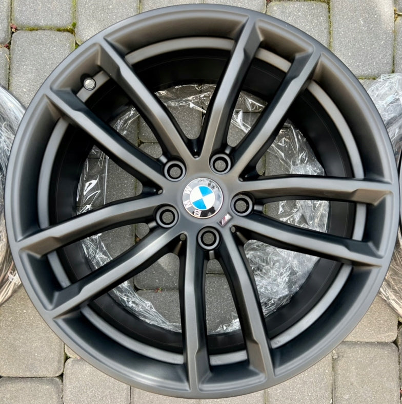 4x Alufelge 18 Zoll 8.0" 5x112 30ET Glanz Graphit 7855081 BMW G31 G30 Rim Wheel FEL8447685541vj