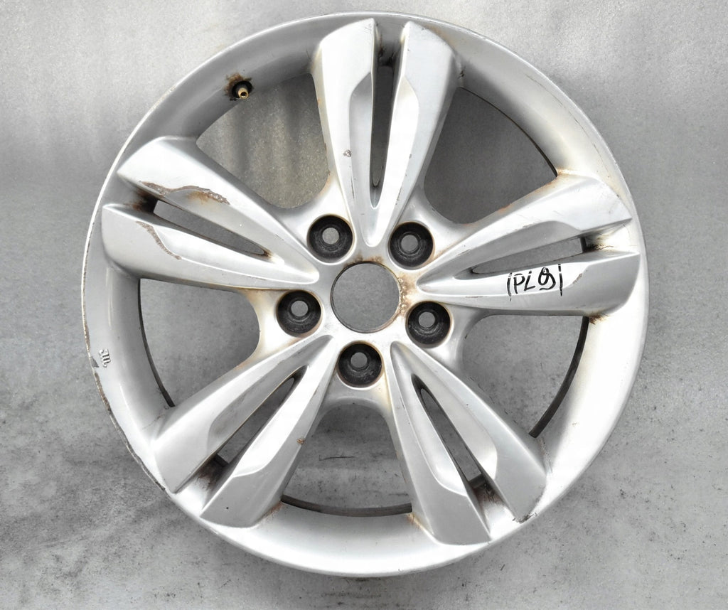 1x Alufelge 17 Zoll 6.5" 5x114.3 48ET Glanz Silber 52910-2S200 Hyundai Ix35