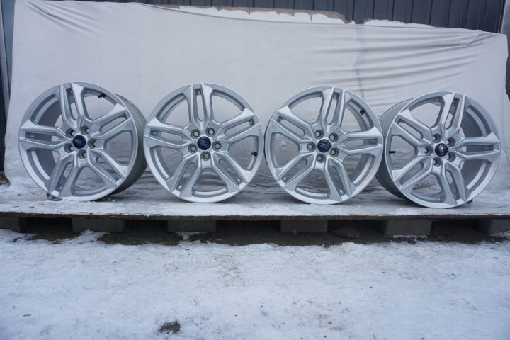 4x Alufelge 18 Zoll 7.5" 5x108 55ET Glanz Graphit EM2C-J1A Ford Galaxy Rim Wheel FEL3978530019le