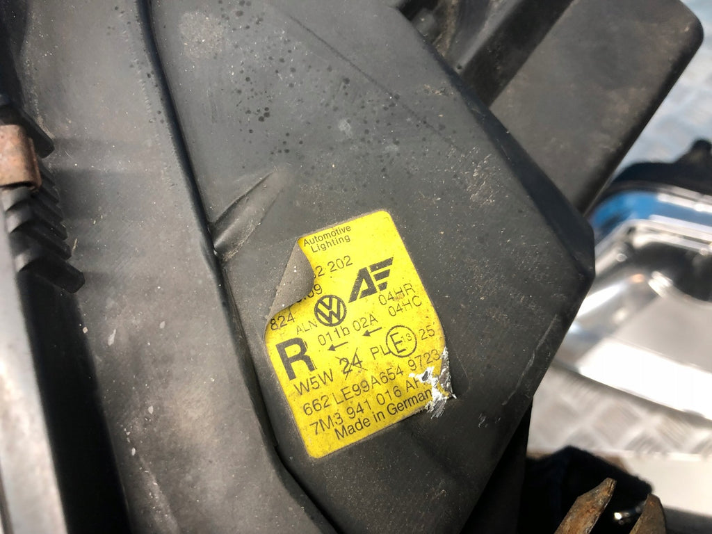 Frontscheinwerfer Seat Alhambra 7M3941016AH Rechts Scheinwerfer Headlight