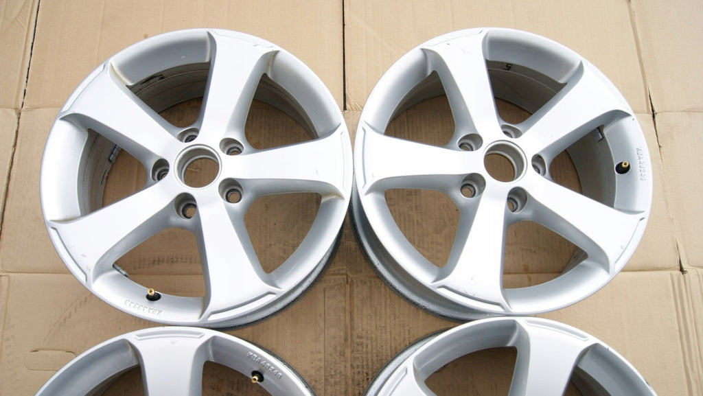 4x Alufelge 16 Zoll 6.5" 5x112 33ET Glanz Silber 7N0071496A VW Sharan Rim Wheel FEL4402676187ub