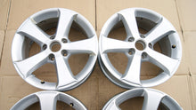 Load image into Gallery viewer, 4x Alufelge 16 Zoll 6.5" 5x112 33ET Glanz Silber 7N0071496A VW Sharan Rim Wheel FEL4402676187ub