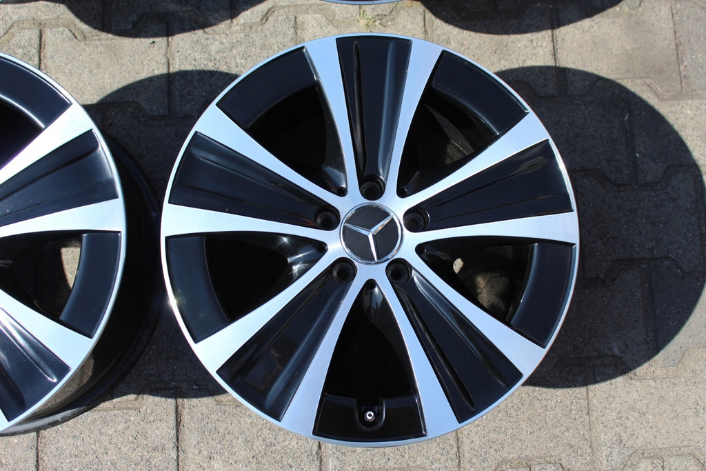 4x Alufelge 18 Zoll 8.0" 5x112 43ET Glanz Schwarz A2134013700 Mercedes-Benz W213 FEL9461754724an