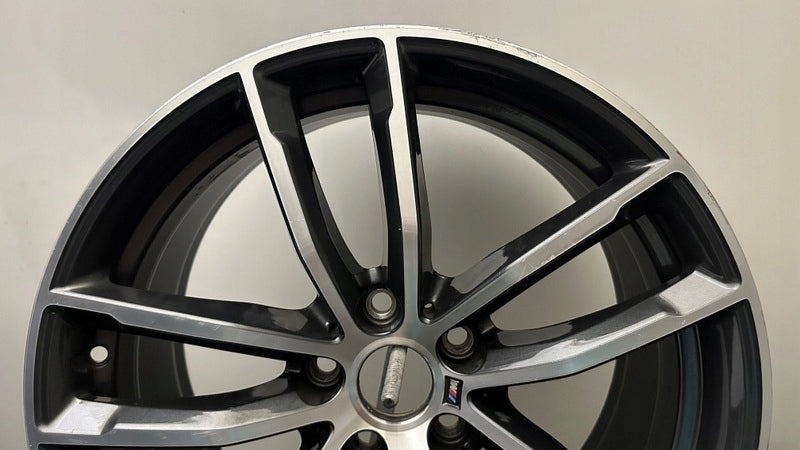 1x Alufelge 18 Zoll 8.0" 5x112 30ET Glanz Graphit 8093915 BMW 1 Mg Rim Wheel