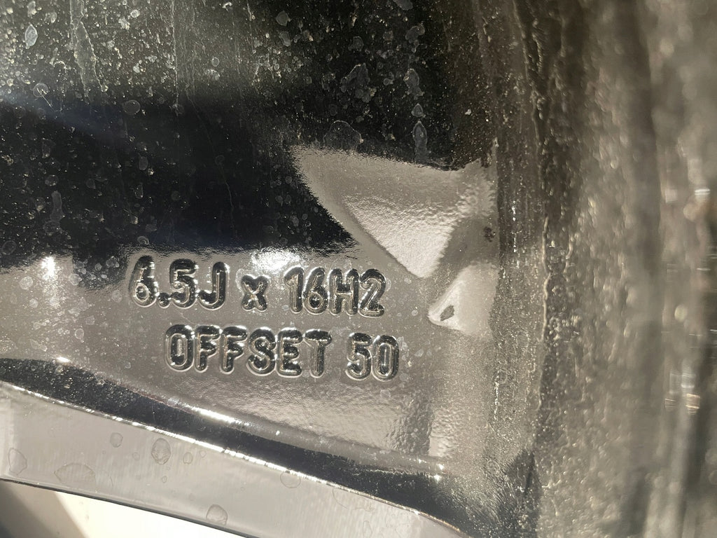 1x Alufelge 16 Zoll 6.5" 5x114.3 50ET Glanz Schwarz 52910-CR100 Kia Optima