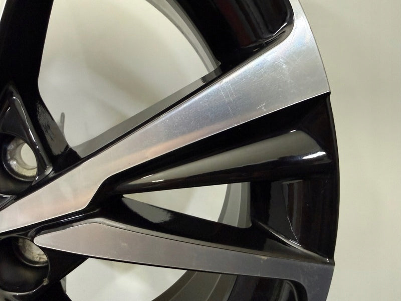 1x Alufelge 18 Zoll 7.0" 5x114.3 35ET Glanz Schwarz CMS1351-11 Toyota C-Hr FEL5013587991ut