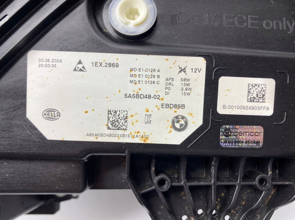 Frontscheinwerfer BMW X1 5A5BD48-02 LED Rechts Scheinwerfer Headlight SCH3487091650ig