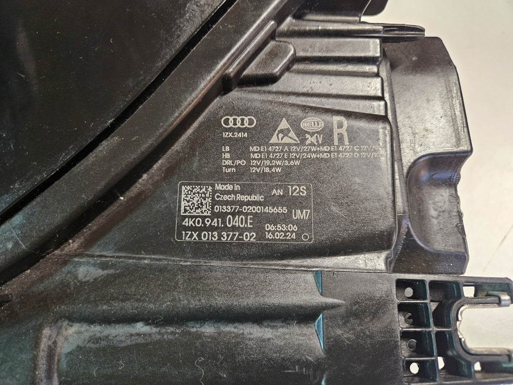 Frontscheinwerfer Audi A6 C8 4K0941040E LED Rechts Scheinwerfer Headlight SCH2886694212wp