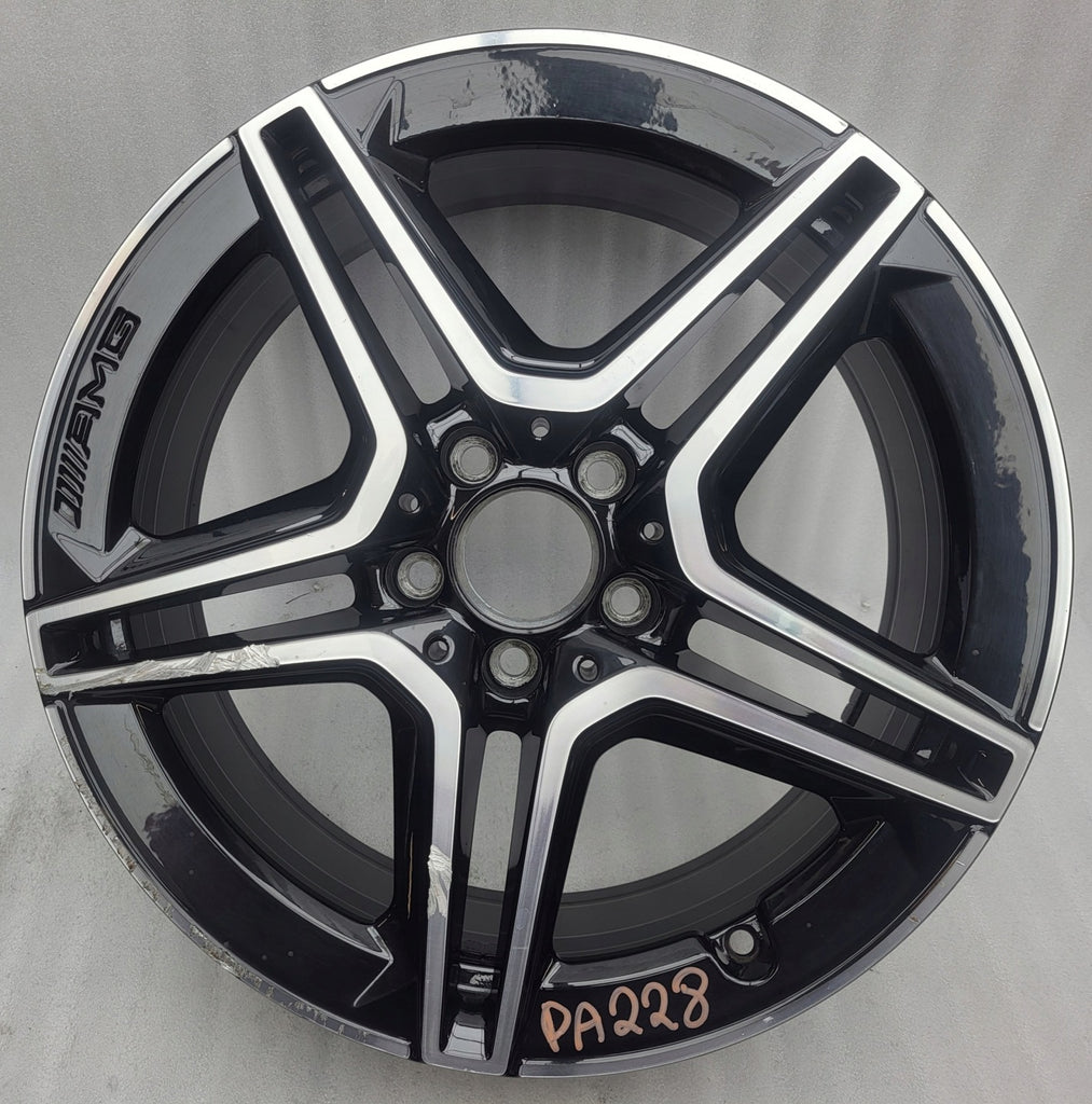 1x Alufelge 18 Zoll 7.5" 5x112 49ET A1774011500 Mercedes-Benz Cla C118 Rim Wheel FEL2195508309wi