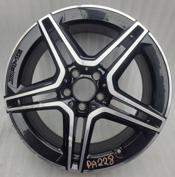 1x Alufelge 18 Zoll 7.5" 5x112 49ET A1774011500 Mercedes-Benz Cla C118 Rim Wheel FEL2195508309wi