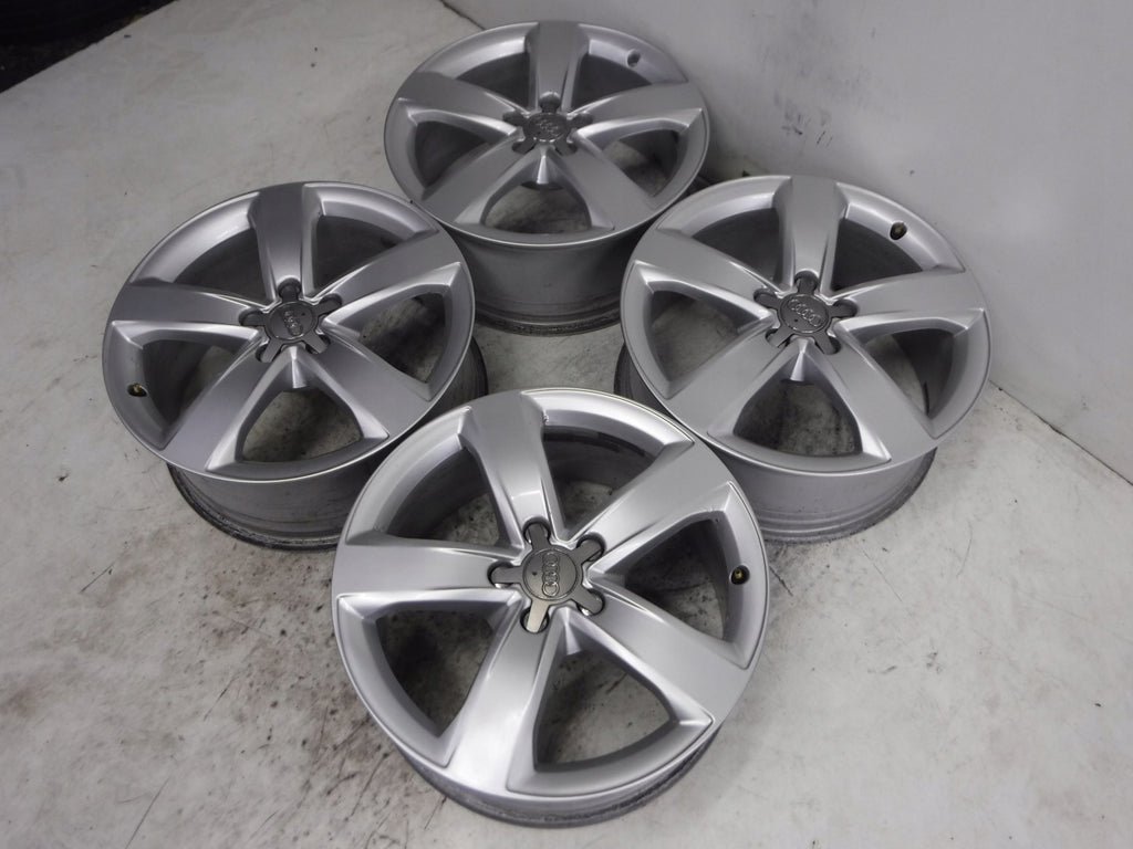 4x Alufelge 18 Zoll 7.5" 5x112 37ET Glanz Silber 4G0601025 Audi A4 A3 Rim Wheel FEL5703706151sr
